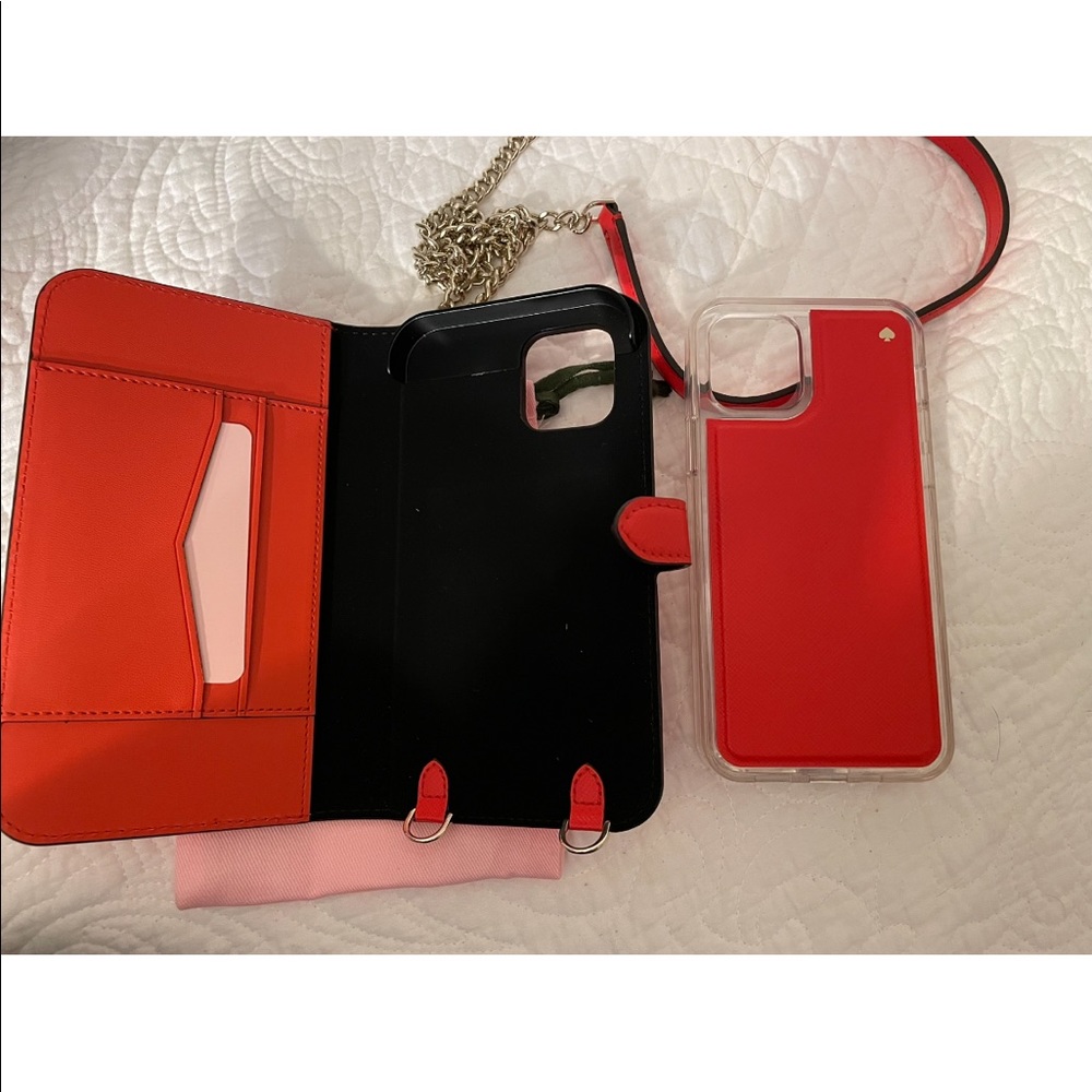 Kate Spade magnetic phone case and carrier for iPhone 12/12Pro